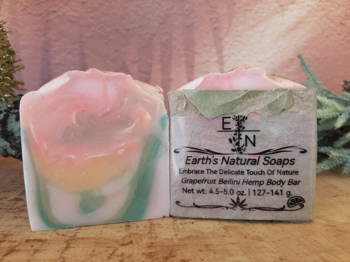 Grapefruit Bellini Hemp Body Bar
