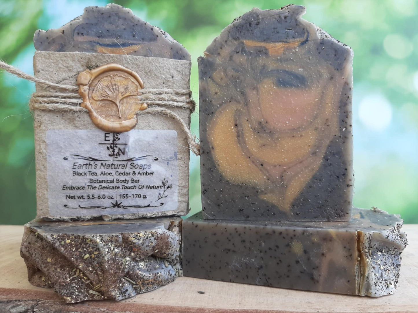 Cedar & Amber Black Tea Botanical Body Bar