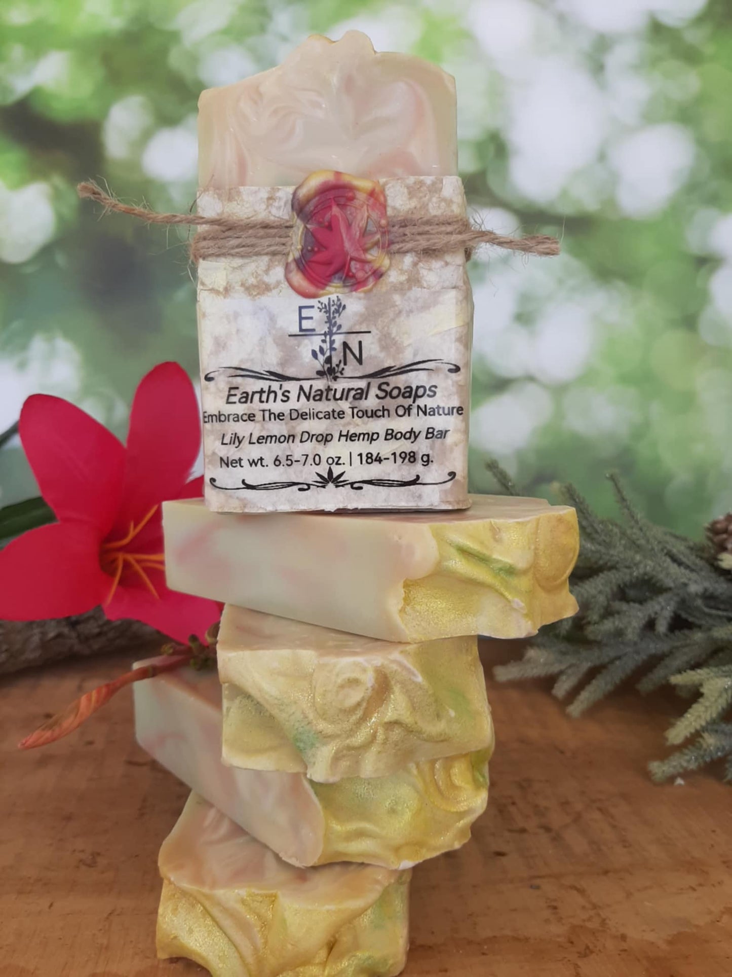 Lily Lemon Drop Hemp Body Bar