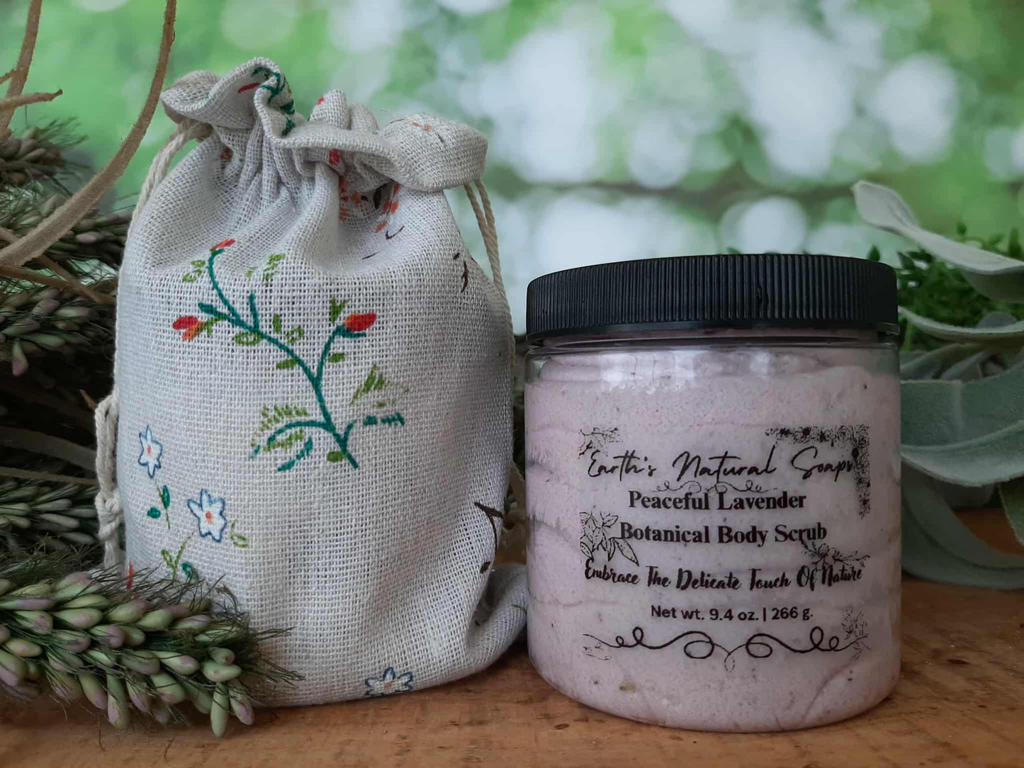 Peaceful Lavender Botanical Whipped Sugar Body Scrub