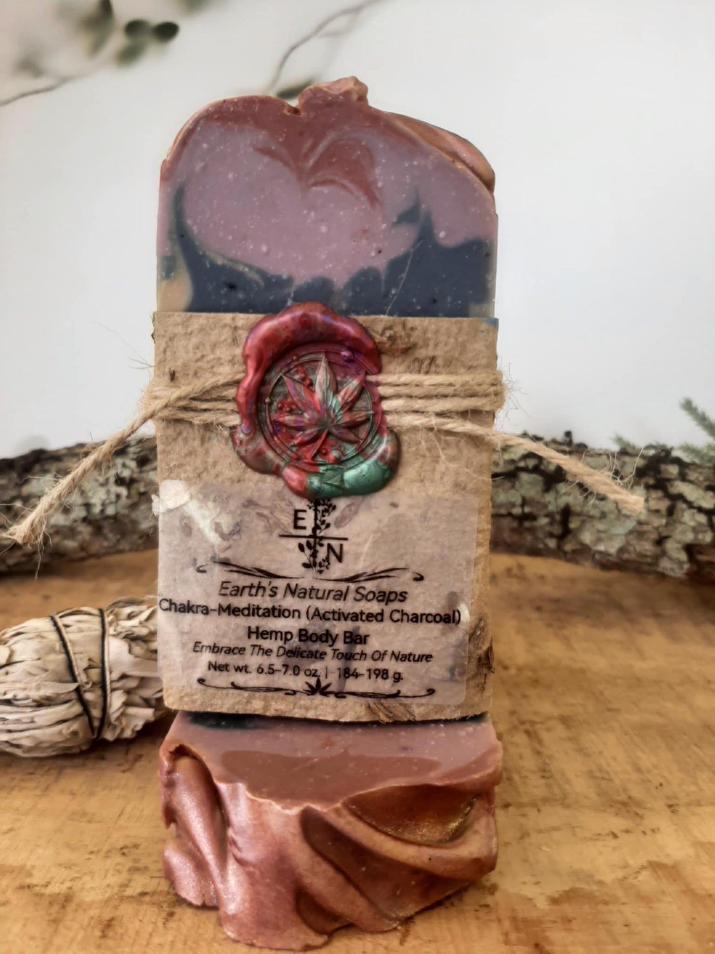 Chakra-Meditation Tallow Hemp Body Bar