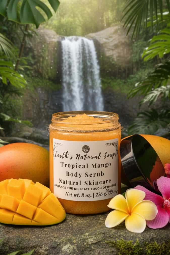 Tropical Botanical Mango Sugar Body Scrub🌿