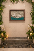 Framed Mermaid Ocean Scene
