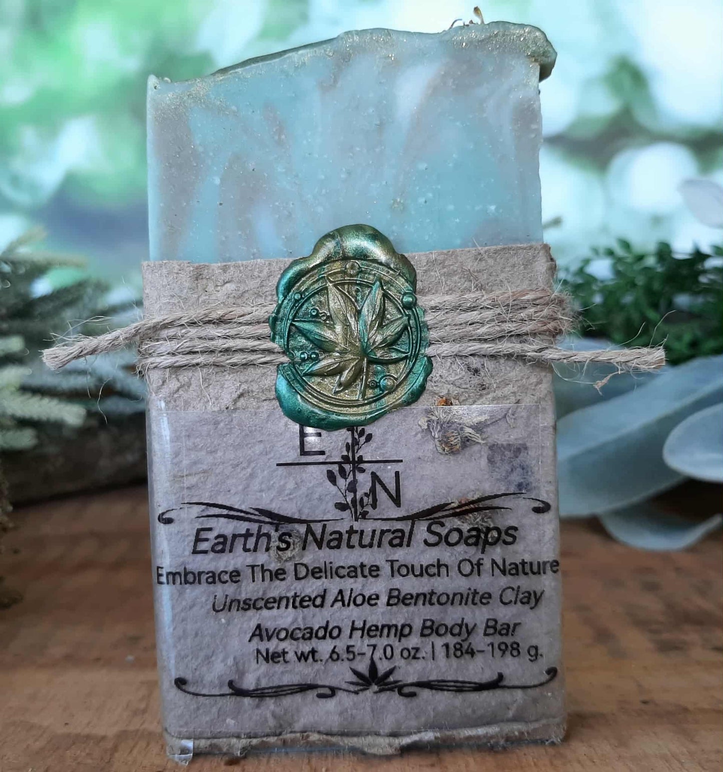 (Unscented) Aloe Avocado & Bentonite Clay Hemp Body Bar