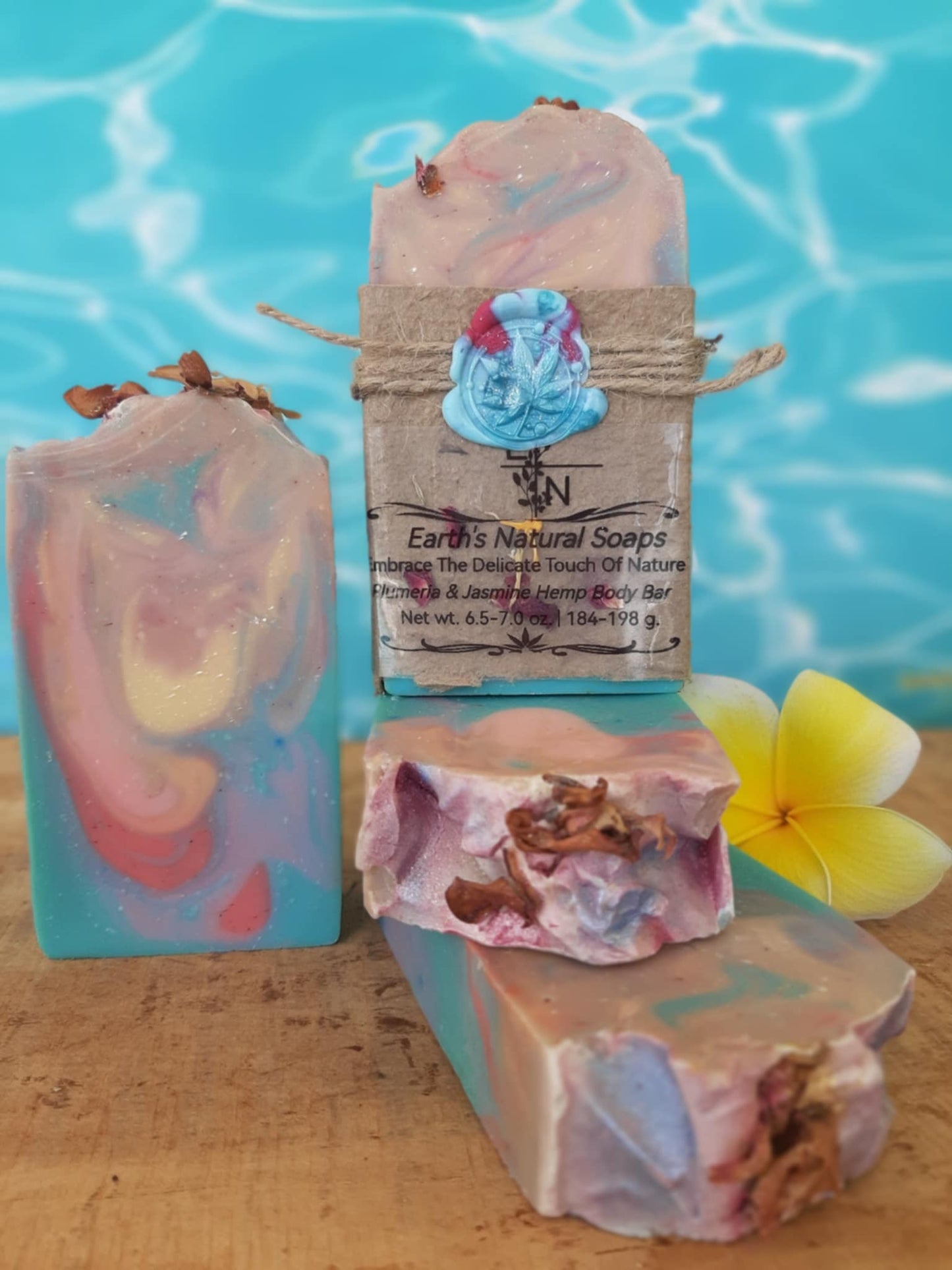 Plumeria/Frangipani & Jasmine Tallow Hemp Body Bar