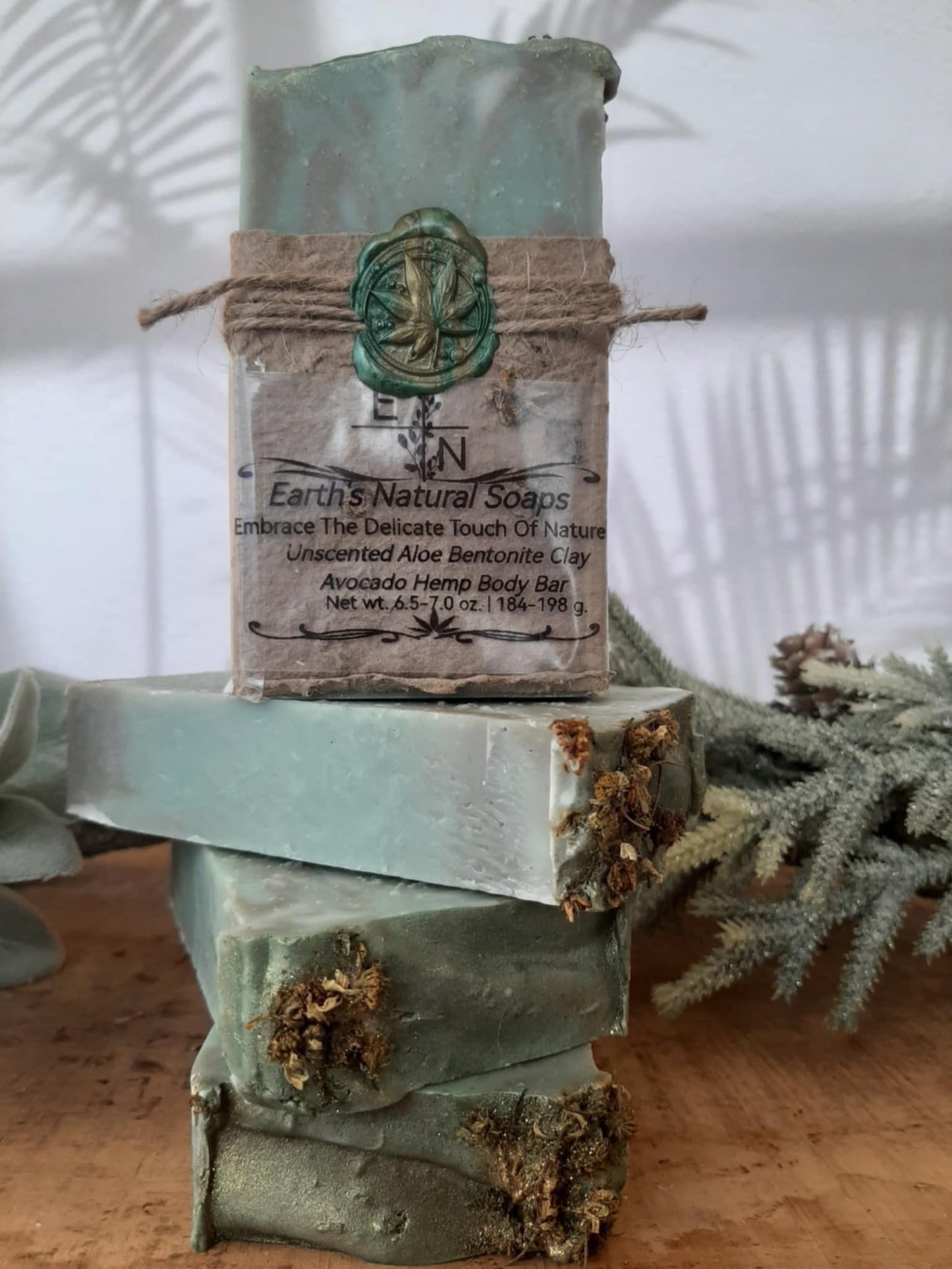 (Unscented) Aloe Avocado & Bentonite Clay Hemp Body Bar