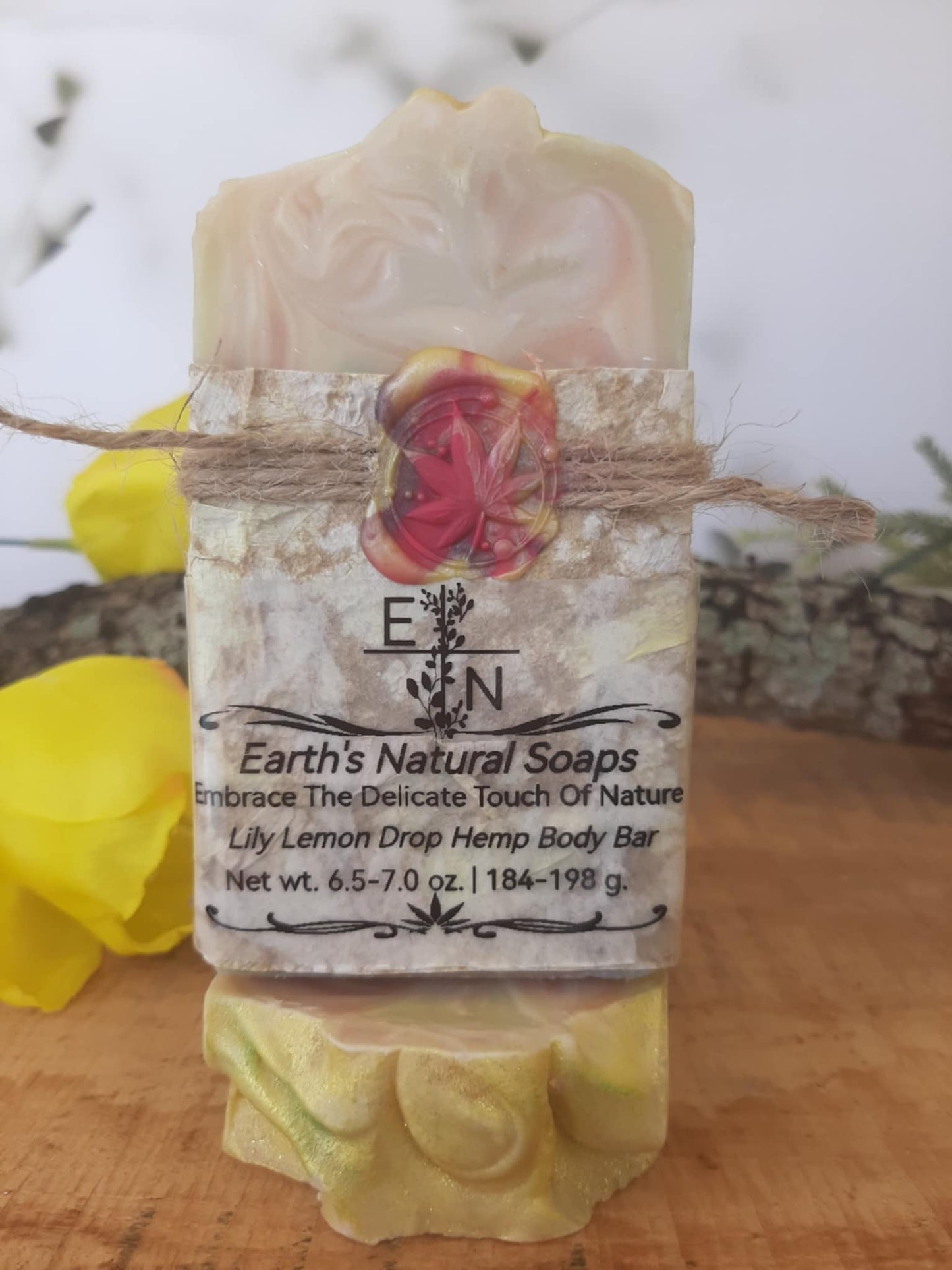 Lily Lemon Drop Hemp Body Bar