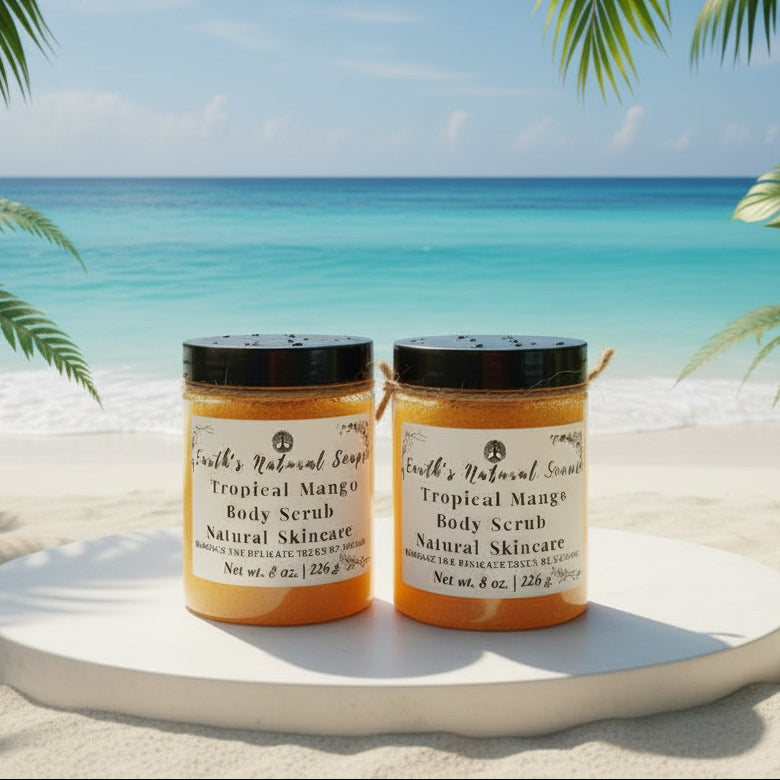 Tropical Botanical Mango Sugar Body Scrub🌿