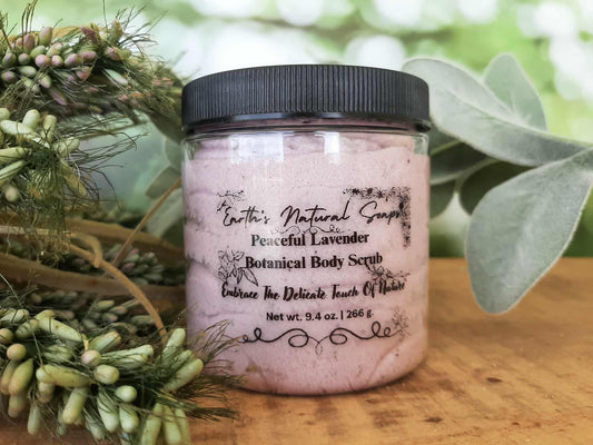 Peaceful Lavender Botanical Whipped Sugar Body Scrub