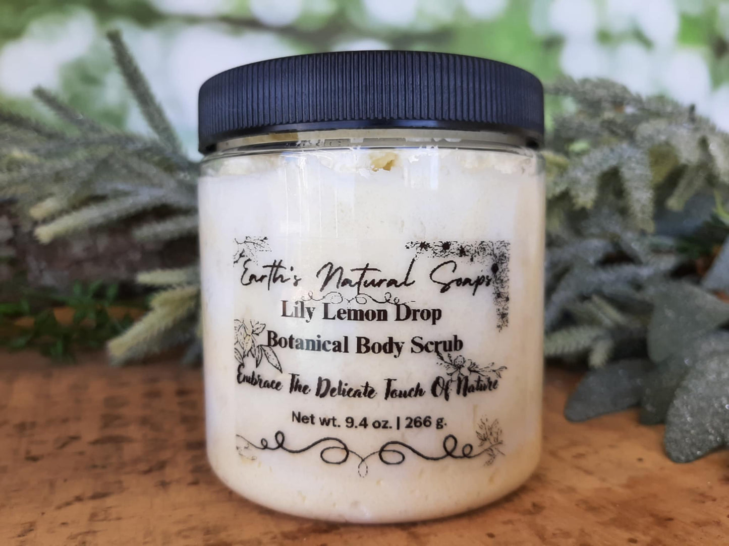 Lily Lemon Drop Botanical Whipped Sugar Body Scrub