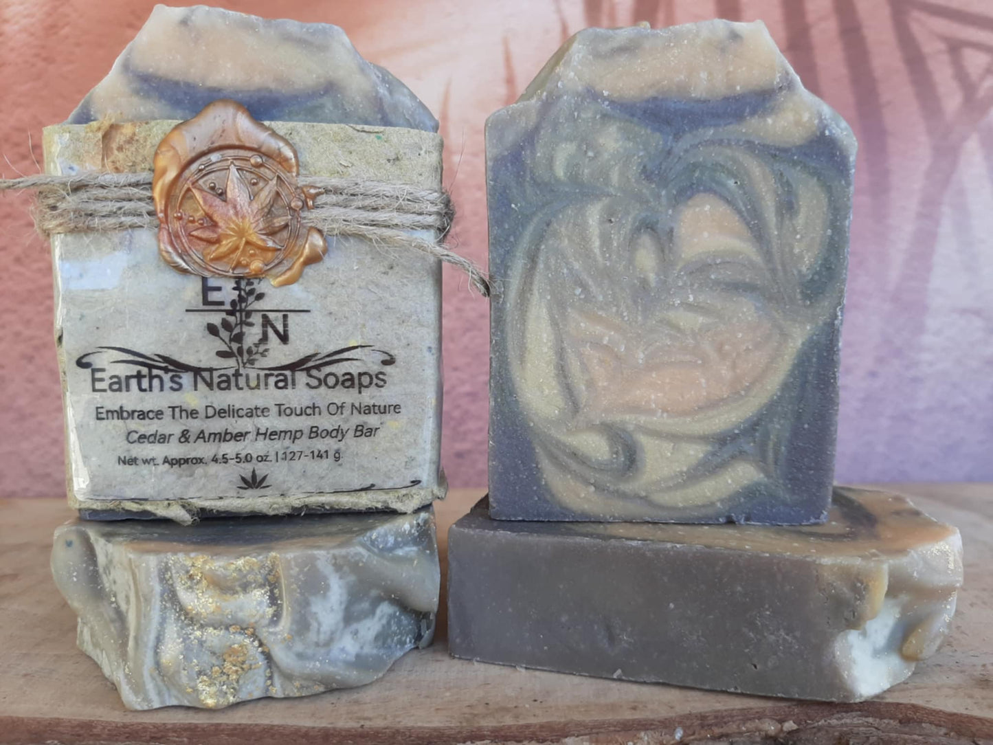 Cedar & Amber Hemp Body Bar