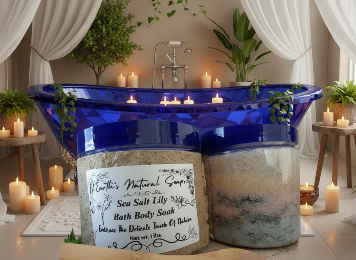 Handmade Organic Earth's Natural Bath Soaks