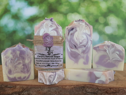 Peaceful Lavender Hemp Body Bar