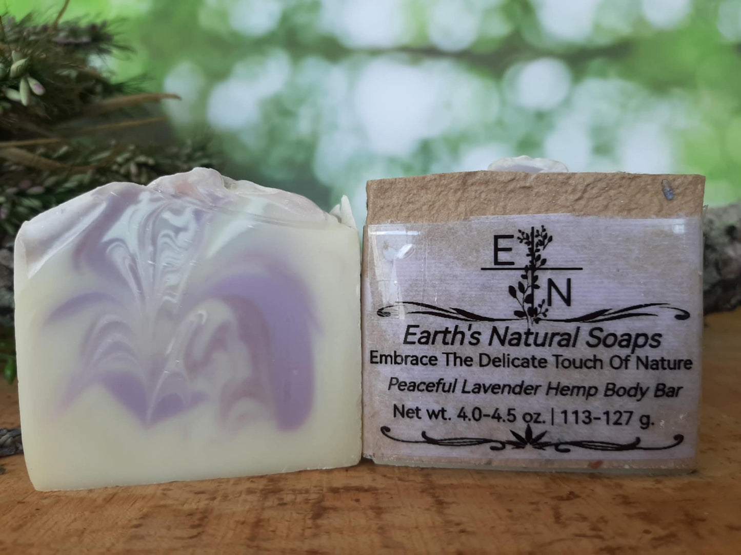 Peaceful Lavender Hemp Body Bar