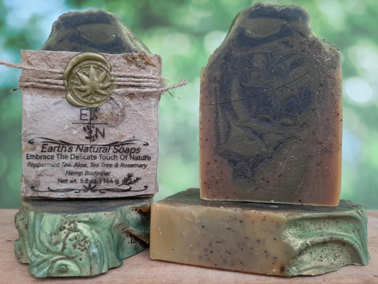 Peppermint Tea & Rosemary Botanical Body Bar
