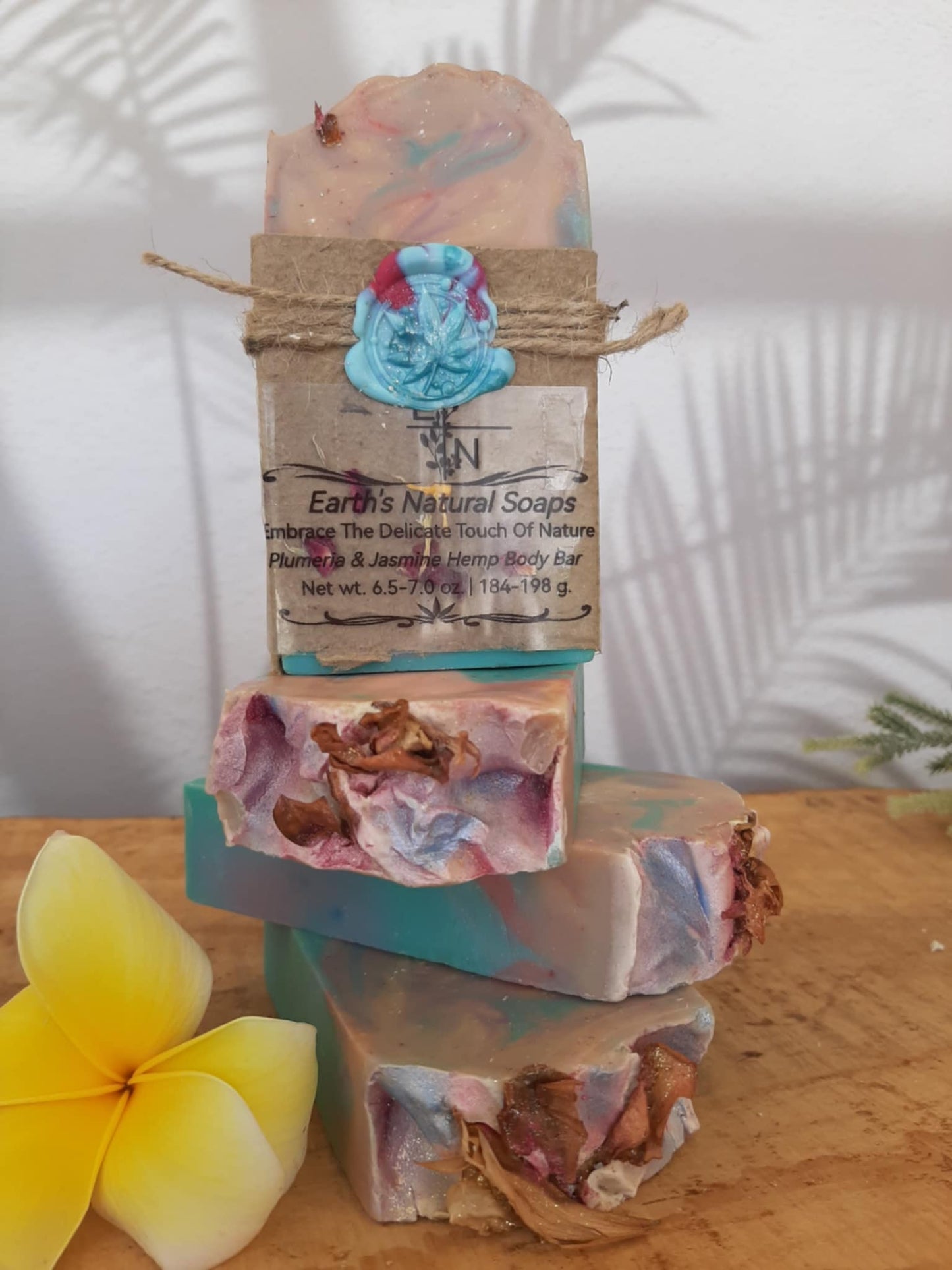 Plumeria/Frangipani & Jasmine Tallow Hemp Body Bar