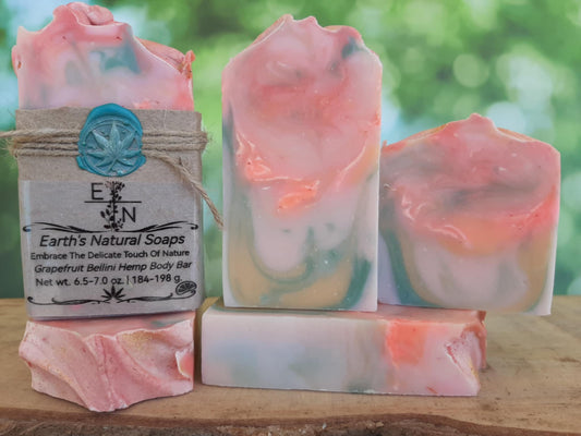 Grapefruit Bellini Hemp Body Bar