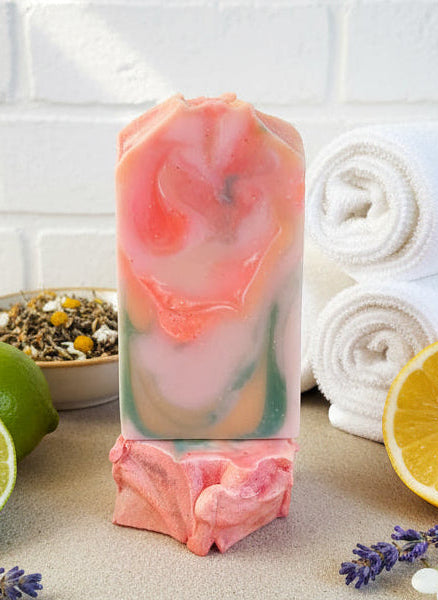 Handmade Organic Citrus Orange Vitamin C Bath Body Bar