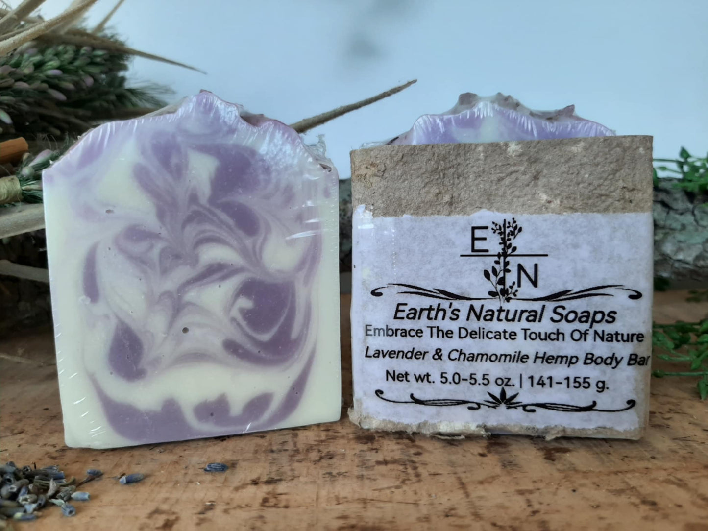 Peaceful Lavender Hemp Body Bar