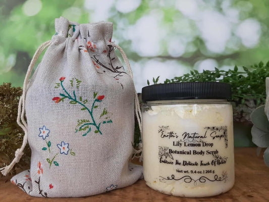 Lily Lemon Drop Botanical Whipped Sugar Body Scrub