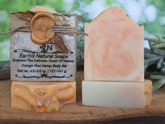 Orange Peel Hemp Body Bar
