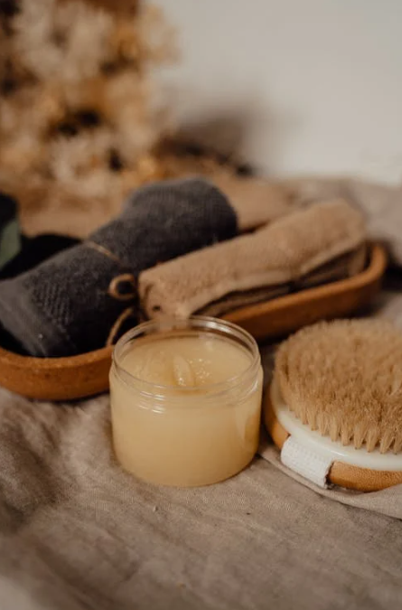 Handmade Organic Almond & Shea Butter Moisturizing Bath Scrub