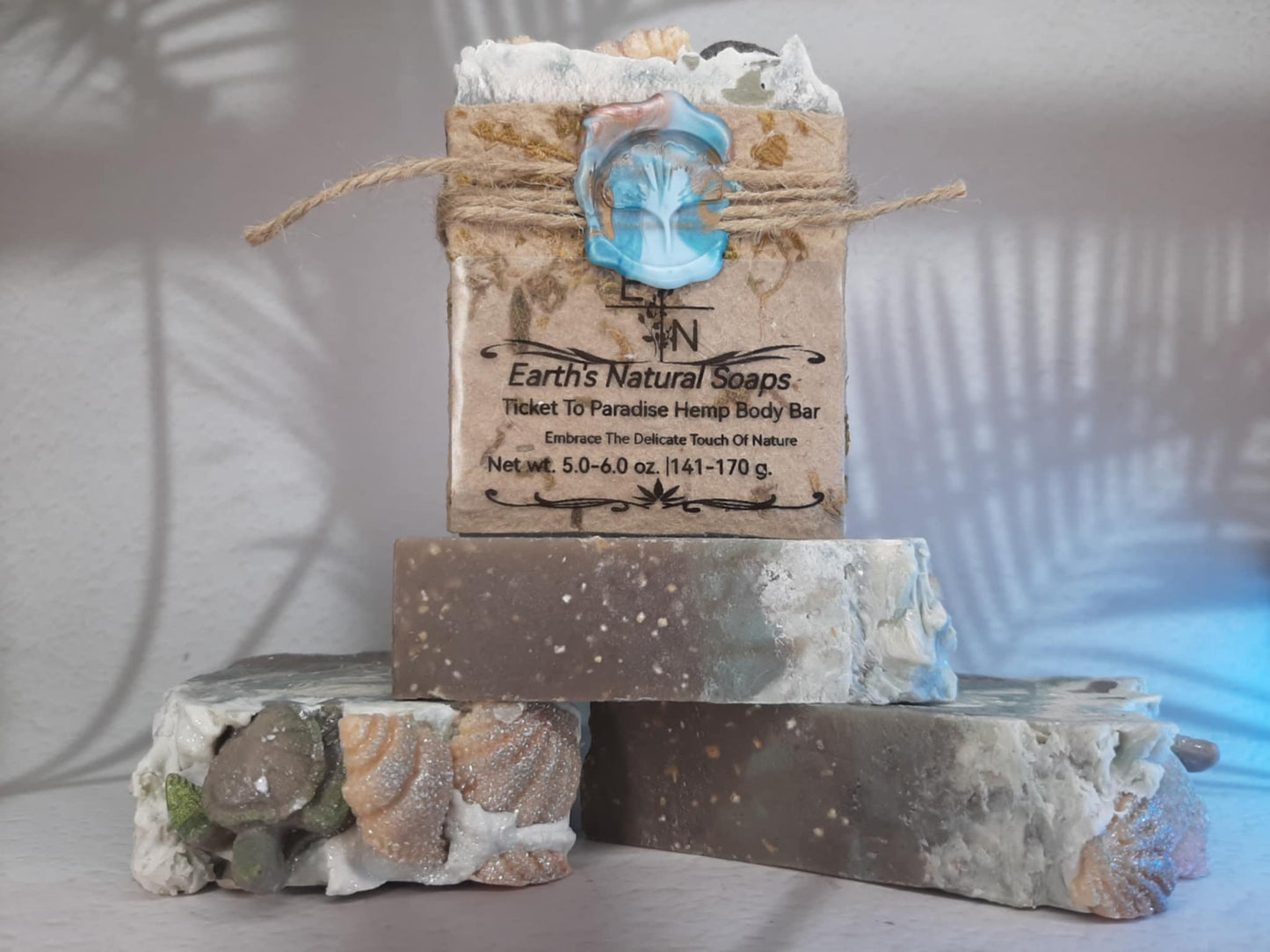 Ticket To Paradise Aloe Vera & Oatmeal Botanical Hemp Body Bar