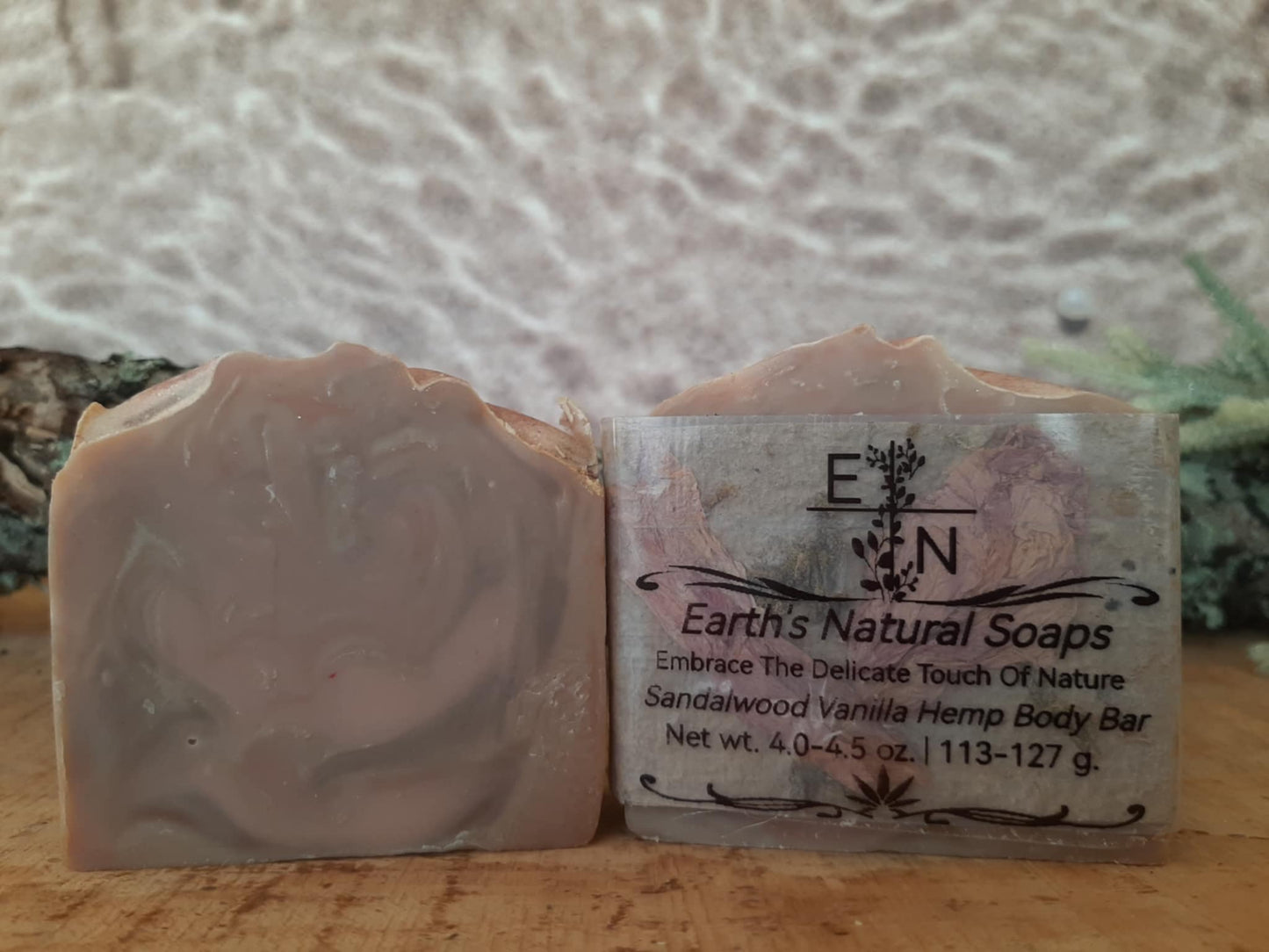 Sandalwood Vanilla Hemp Body Bar