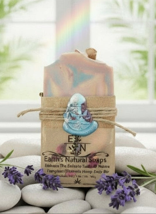 Handmade Plumeria (Frangipani) & Jasmine Tallow Hemp Body Bar