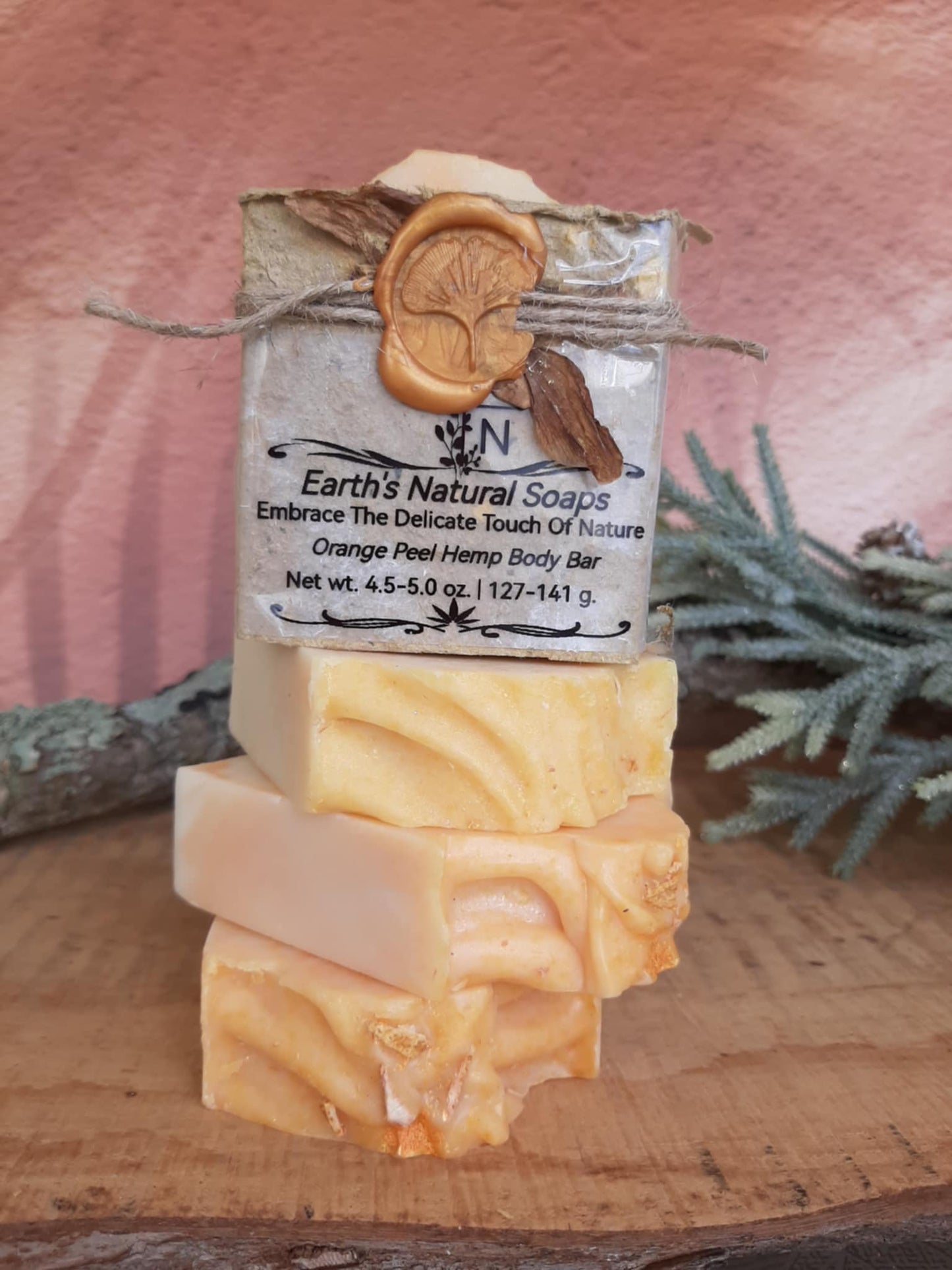 Orange Peel Hemp Body Bar