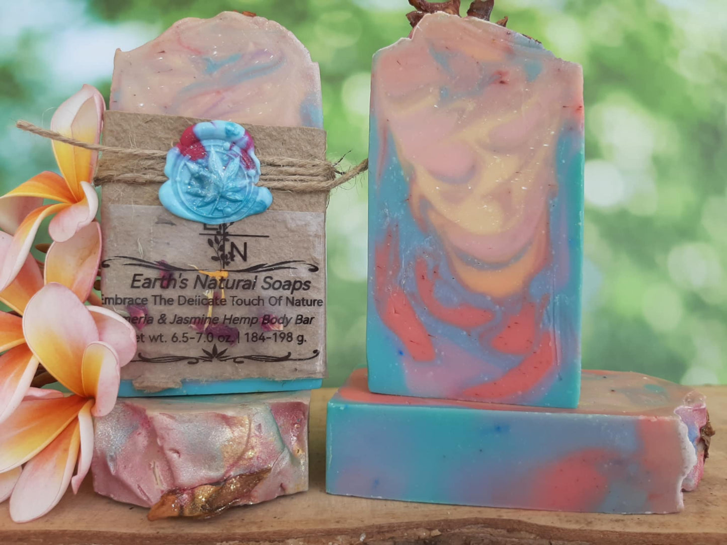 Plumeria/Frangipani & Jasmine Tallow Hemp Body Bar