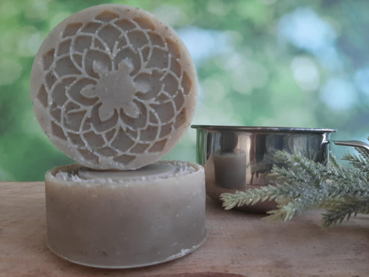 Shave & Haircut Shaving Soap Bar With Stainless Steel Shaving Cup