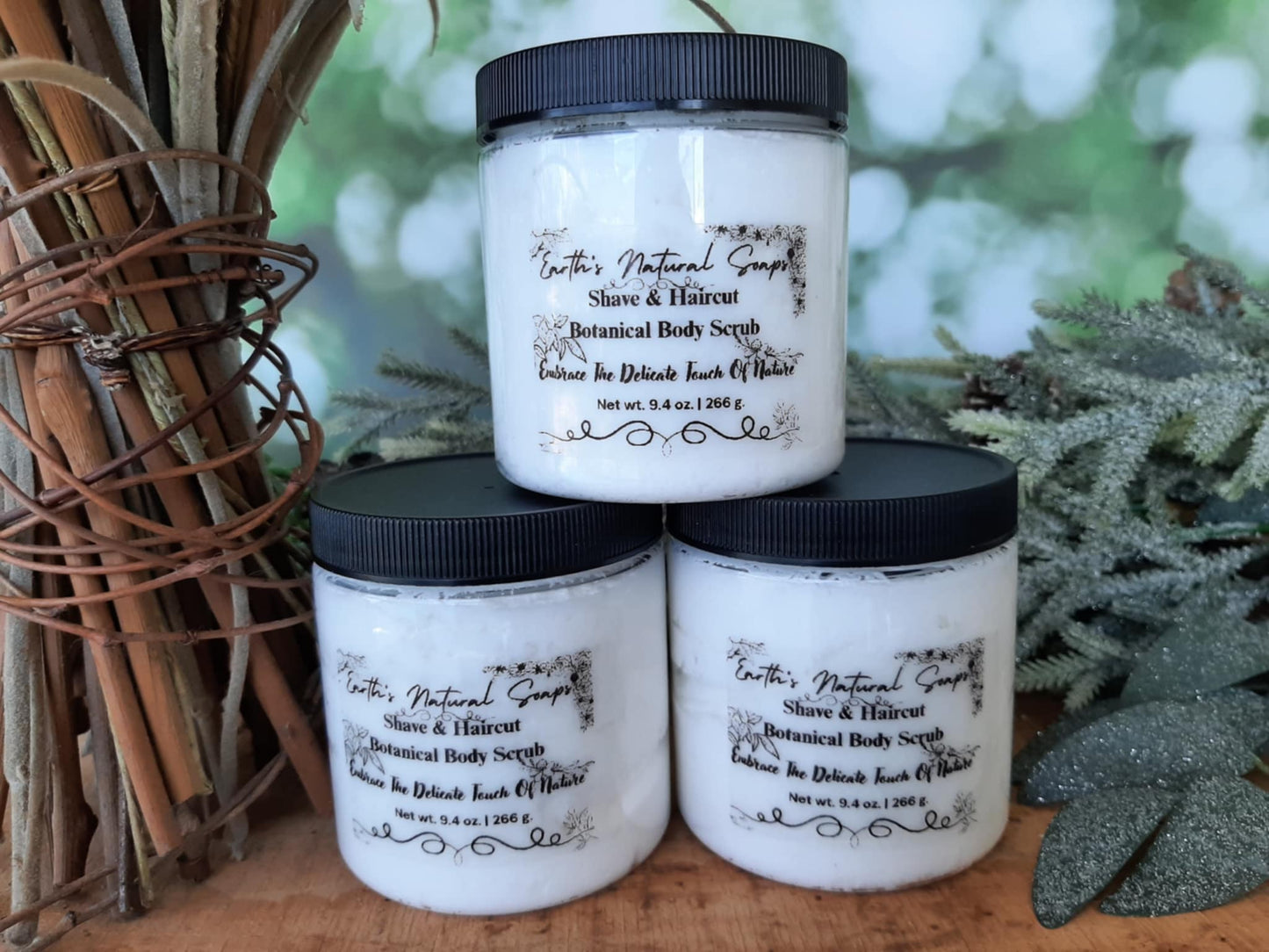 Shave & Haircut Botanical Whipped Sugar Body Scrub
