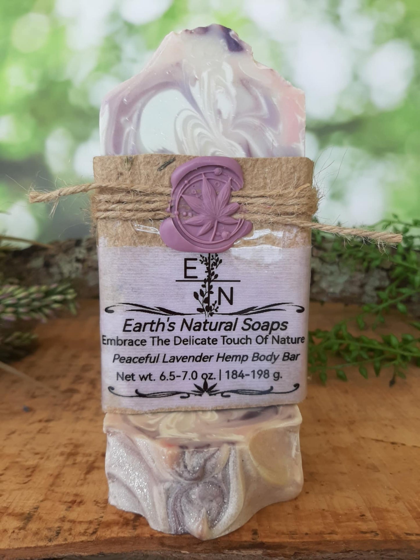 Peaceful Lavender Hemp Body Bar