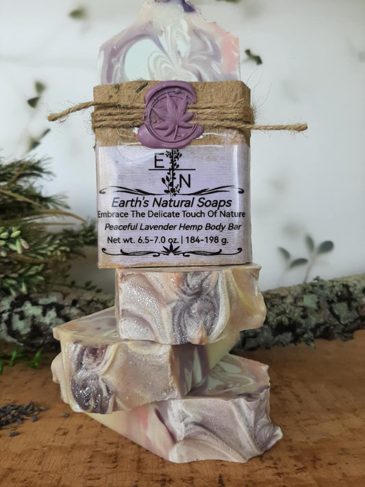 Peaceful Lavender Hemp Body Bar