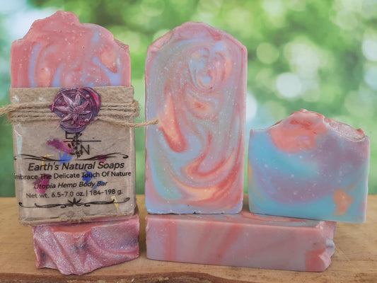 Utopia Tallow & Hemp Body Bar with Bergamot & Green Tea
