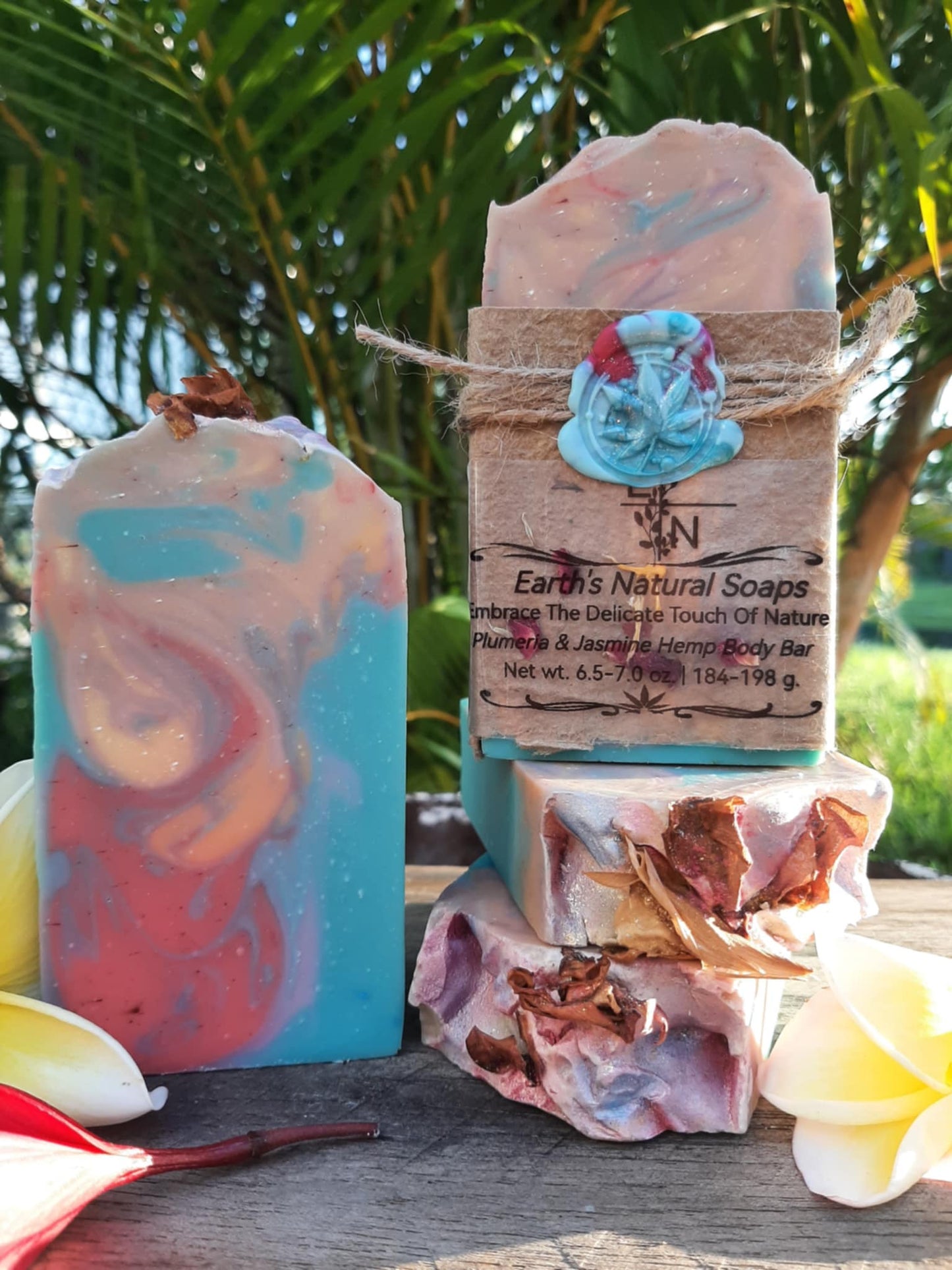 Plumeria/Frangipani & Jasmine Tallow Hemp Body Bar