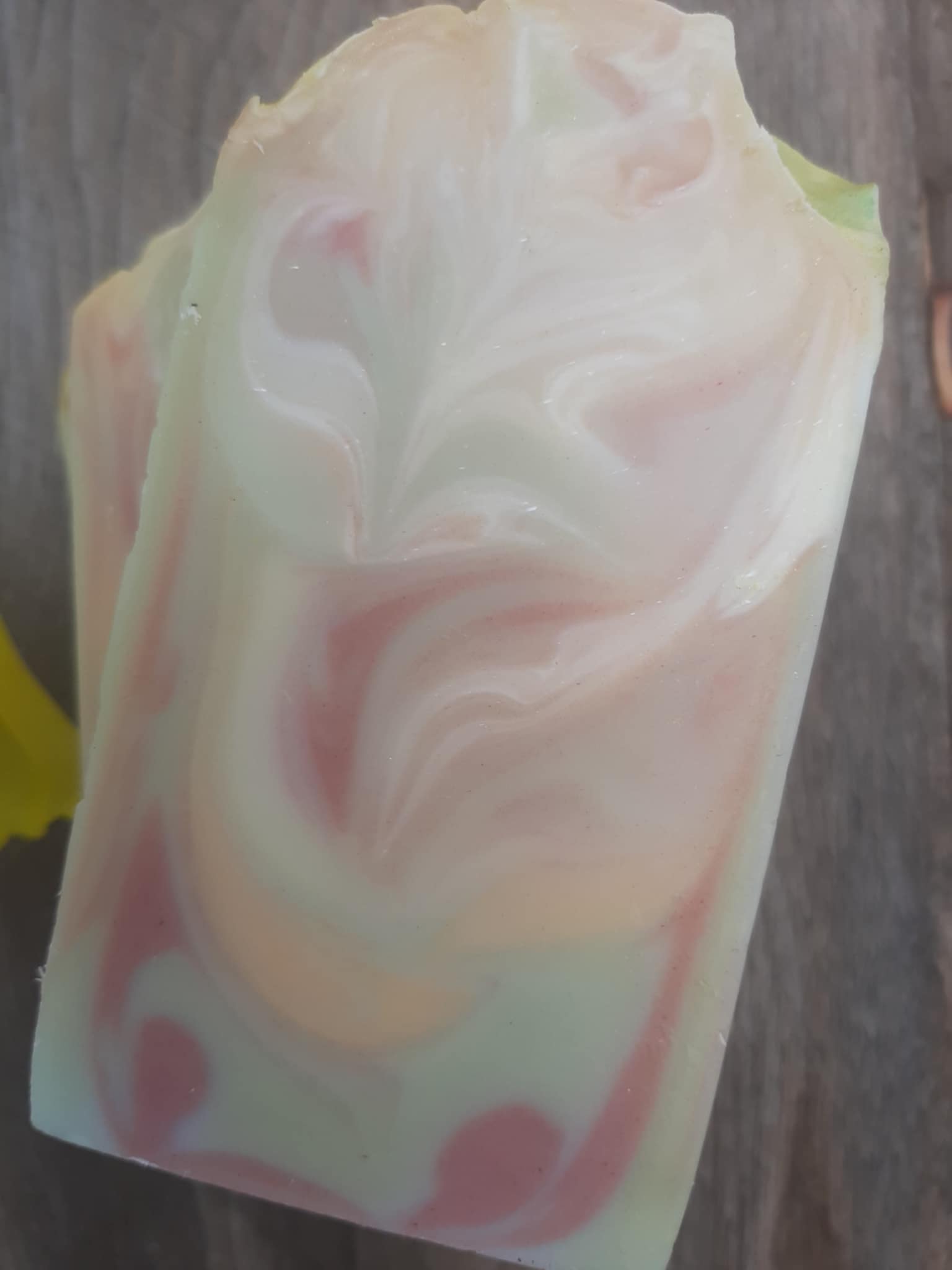 Thick lather from Handmade Lily Lemon Drop Hemp Body Bar – 60+ washes