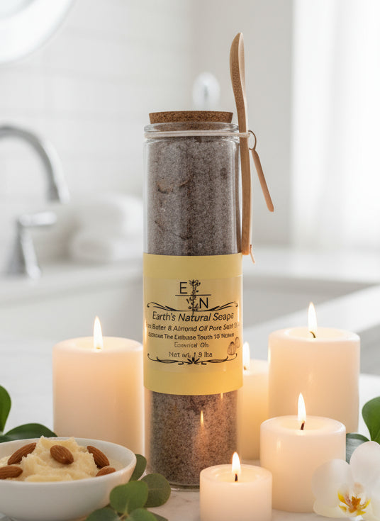 Handmade Organic Almond & Shea Butter Moisturizing Bath Soak