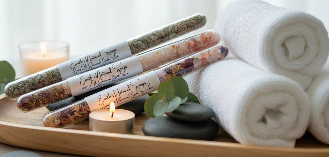 Handmade Organic Citrus Orange Vitamin C Bath Soak