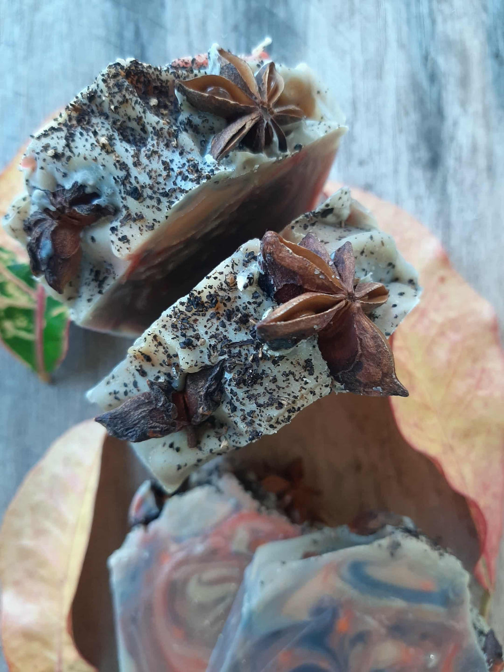 Handmade Organic Temple Tree & Dandelion Root Tea Body Bar with Natural Tea Infusion