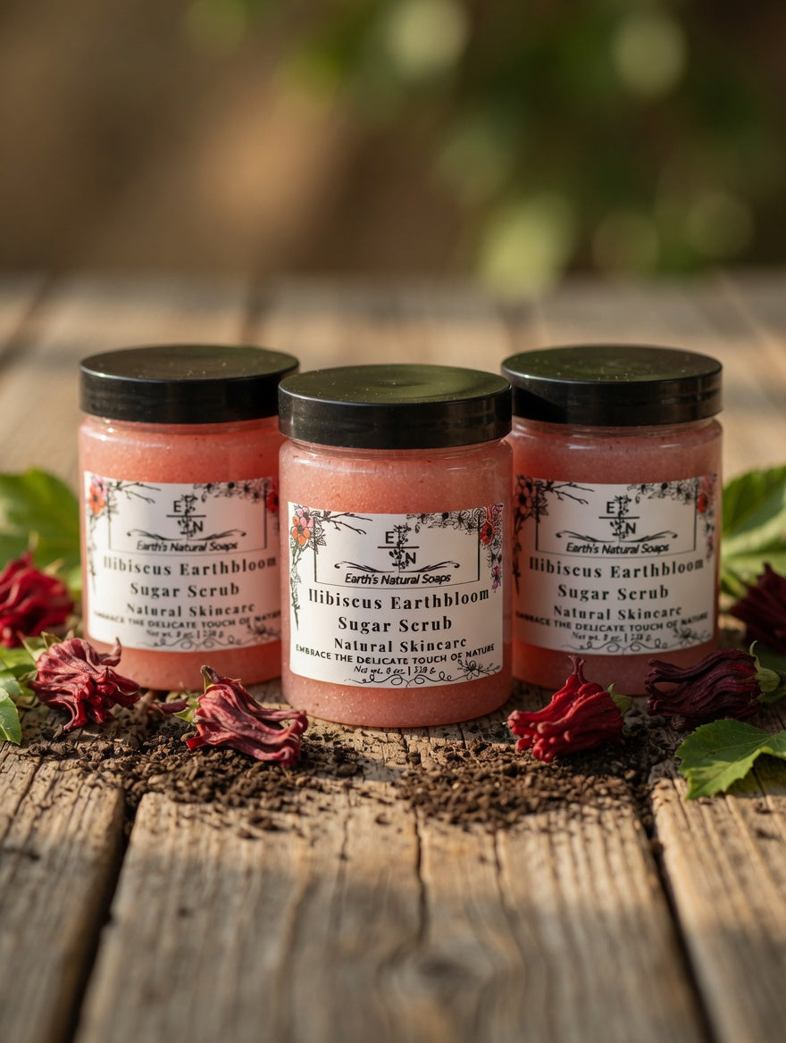Hibiscus Earthbloom Sugar Body Scrub