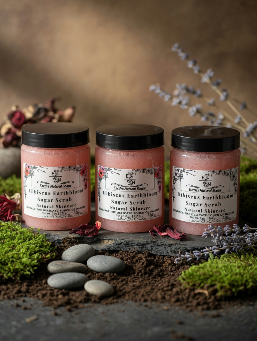 Hibiscus Earthbloom Sugar Body Scrub