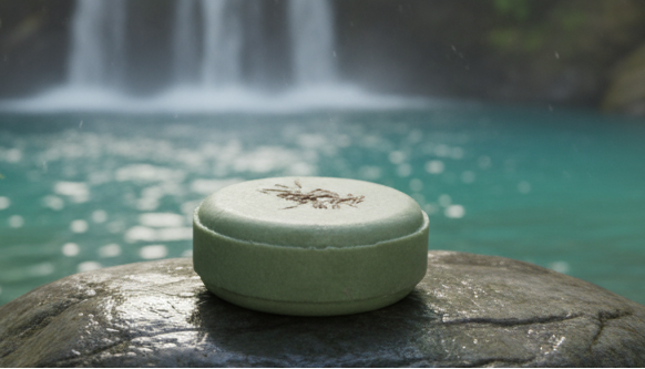 Handmade Organic Sage & Lemongrass Rice Shampoo Bar