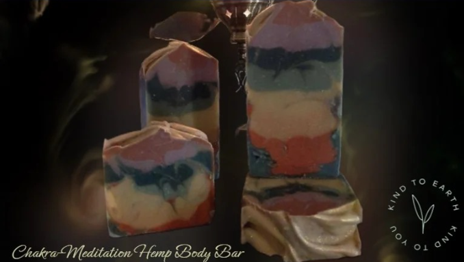 Chakra-Meditation Tallow Hemp Body Bar