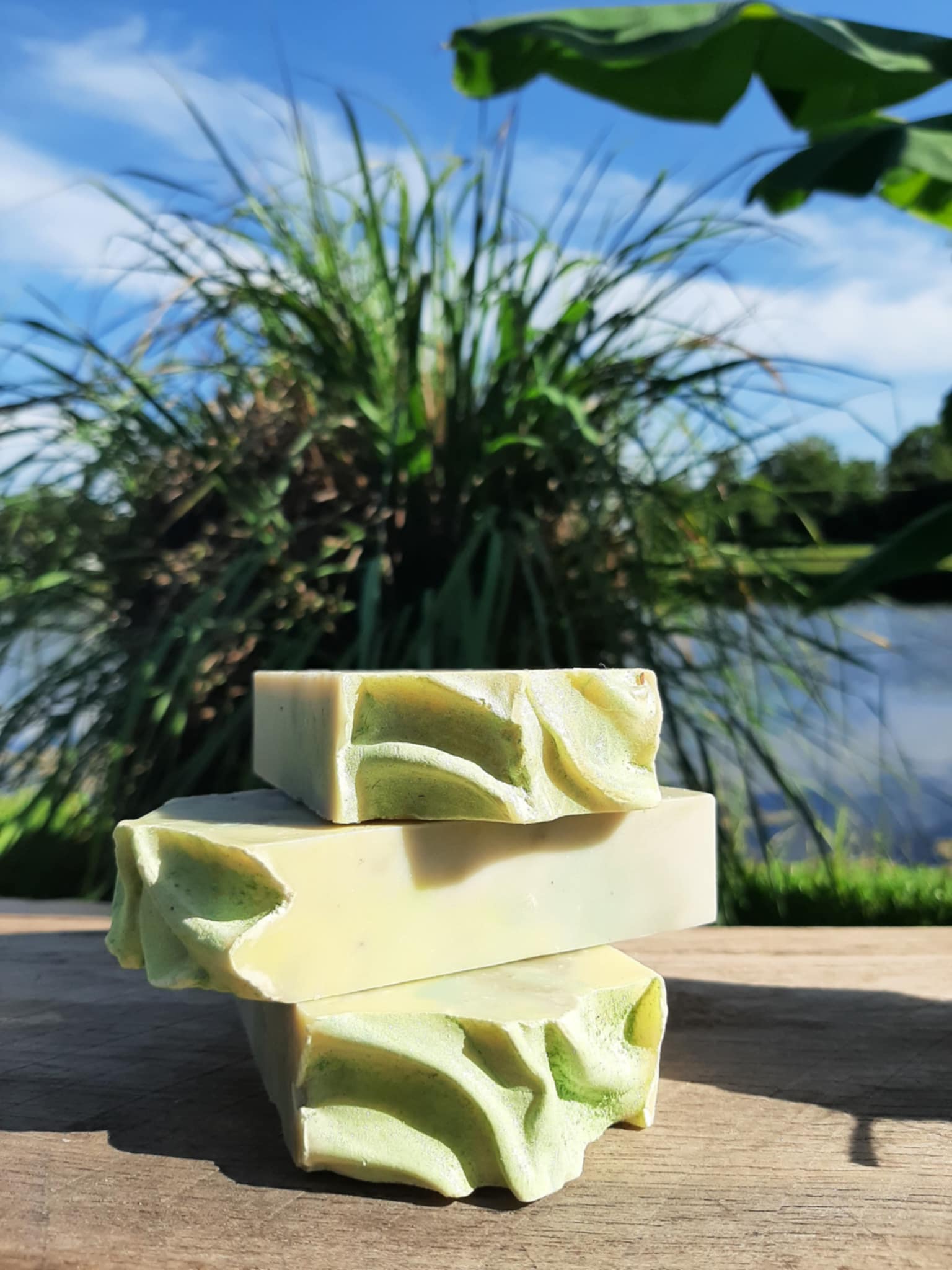 Handmade Sage & Lemongrass bentonite clay tallow hemp soap – crisp herbal citrus scent, gentle detox & exfoliation – Earth’s Natural Soaps