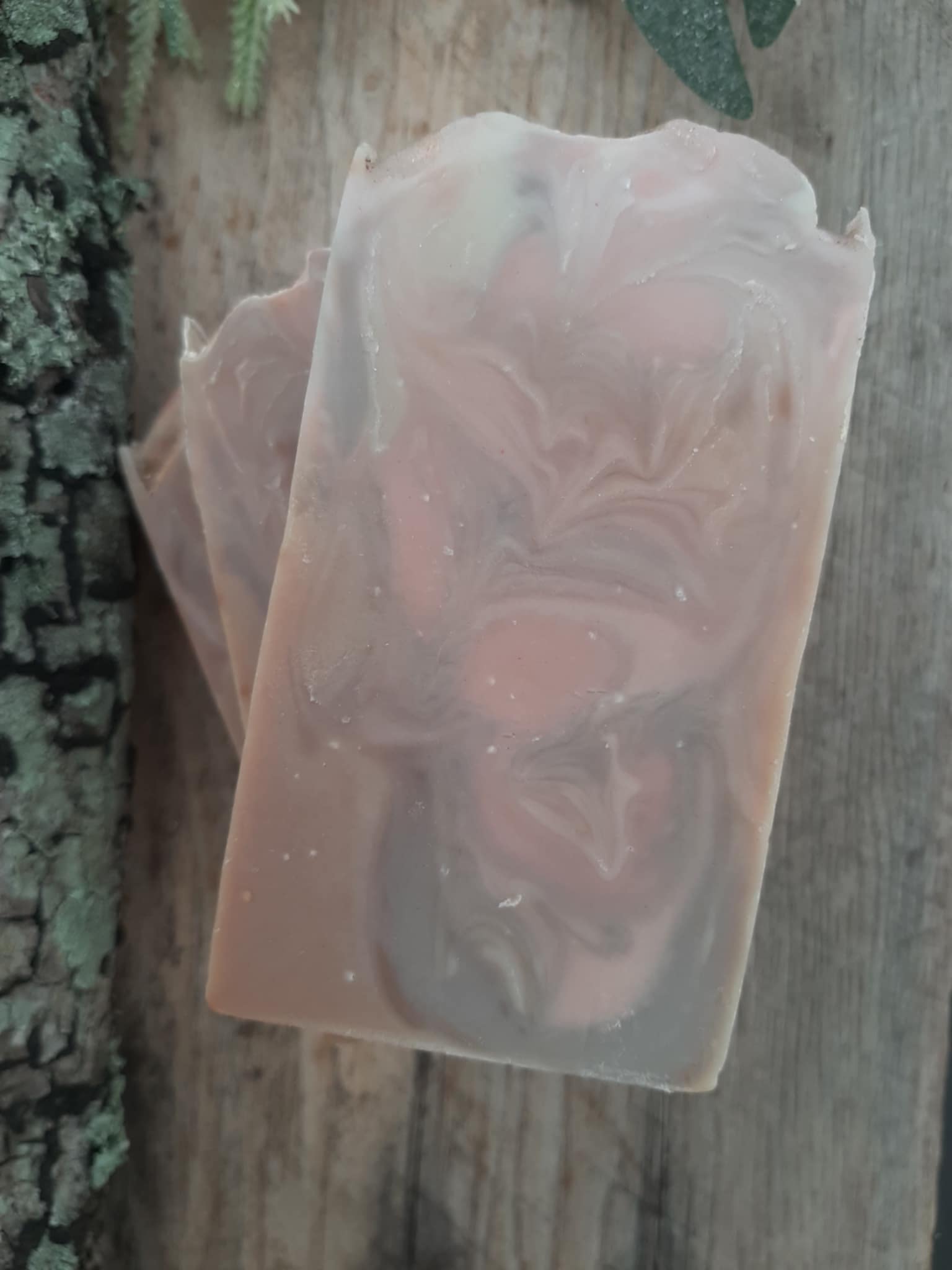 Handmade Sandalwood Vanilla tallow hemp soap – warm woody creamy scent, calming & moisturizing for face & body – Earth’s Natural Soaps